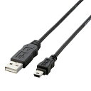 【5個セット】エレコム RoHS対応USBケーブル/A-ミニB/0.5m/ブラック USB-ECOM505X5 人気 商品 送料無料