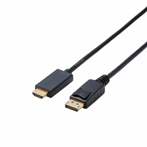 ケーブル 関連 エレコム 変換ケーブル DisplayPort-HDMI 2.0m ブラック CAC-DPHDMI20BK オススメ 送料無料