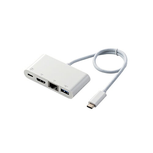 ֗ ACfBA ObY Type-ChbLOXe[V PDΉ [dpType-C1|[g USB(3.1)1|[g HDMI1|[g LAN|[g 30cmP[u zCg DST-C09WH