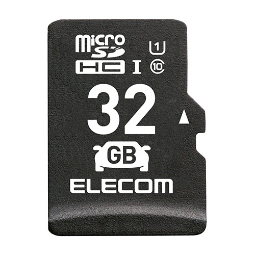 パソコン周辺機器 エレコム ドライブレコーダー向け microSDHCメモリカード MF-DRMR032GU11 おしゃれ