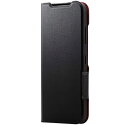 スマートフォン 関連 エレコム かんたんスマホ3 ソフトレザーケース 薄型 磁石付 PM-K222PLFUBK おすすめ 送料無料 おしゃれ