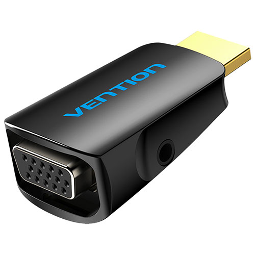 アイデア 便利 グッズ VENTION HDMI to VGA Converter with 3.5 ...