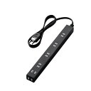 生活家電 関連 【5個セット】エレコム 広々タップ/雷ガード/6個口/1.0m/ブラック T-NSLK-2610BKX5 おすすめ 送料無料 おしゃれ