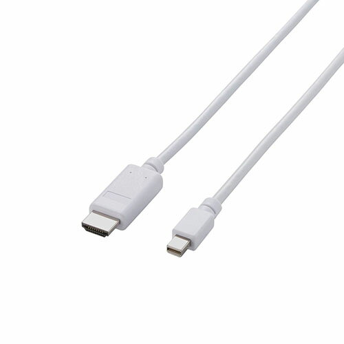 楽天創造生活館かわいい 雑貨 おしゃれ 【5個セット】Mini DisplayPort-HDMI変換ケーブル/2m/ホワイト AD-MDPHDMI20WHX5 お得 な 送料無料 人気