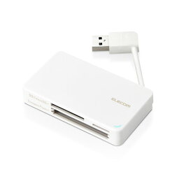 【3個セット】 エレコム USB3.0対応メモリカードリーダー/ケーブル収納型タイプ MR3-K303WHX3 人気 商品 送料無料