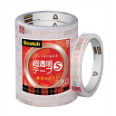 アイデア 便利 グッズ 【10巻入×5セット】 3M Scotch スコッチ 超透明テープS 工業用包装 10巻入 12mm 3M-BK-12NX5 お得 な全...
