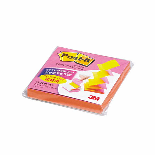 オフィス用品 [10個セット] 3M Post-it ポストイット ポップアップノート詰替え用 3M-654POP-RVYX10 おすすめ 送料無料 おしゃれ