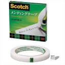 [商品名]【10個セット】 3M Scotch スコッチ メンディングテープ 12mm×50m 3M-810-3-12X10代引き不可商品です。代金引換以外のお支払方法をお選びくださいませ。メンディングテープ 12mm×50m●マットフィニッシュ(つや消し加工)により貼るとテープはほとんど見えなくなり、ラッピングや封かんが美しく仕上がります。●テープの上から文字が書けます。水性ペン、鉛筆でも可能です。●光らず自然で、指紋のあとも目立ちにくく、コピーをとってもほとんど影が映らないので書類の補修に便利です。●変質・変色しにくく、長期の使用に耐えます。生産国…米国1個当たりのパッケージサイズ…109×108×15mm1個当たりのパッケージ重量…58g※入荷状況により、発送日が遅れる場合がございます。