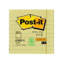 [20個セット] 3M Post-it ポストイット ラインノート再生紙 イエロー75×75 3M-630RP-YX20 人気 商品 送料無料