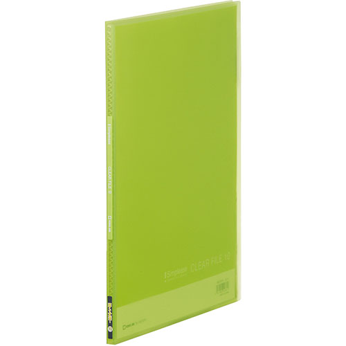 アイデア 便利 グッズ 【30個セット】 KING JIM キングジム シンプリーズ クリアーファイル 10P 黄緑 KJ-186TSPH-YGX30 お得 な全国一律 送料無料