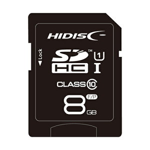 HIDISC SDHCカード 8GB CLASS10 UHS-1対応 “超高速転送 Read70” 8GB SDHC Class10 UHS-1 ●規格:SDHC ●容量:8GB ●スピードクラス:Class10 UHS-I Read/Write:70MB/s ●ファイルシステム:FAT32 ●サイズ:32mm×24m…