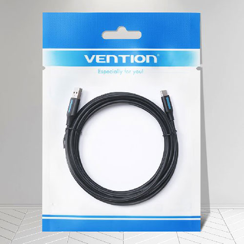 便利グッズ アイデア商品 【10個セット】 VENTION USB 2.0 A Male to USB-C Maleケーブル 0.5m Black PVC Type CO-6261X10 人気 お得な送料無料 おすすめ 3
