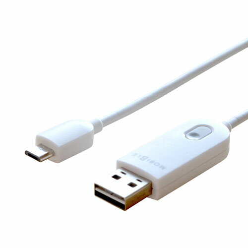 [商品名]ミヨシ タイマー機能付USBケーブル microUSB 1m STI-M10/WH代引き不可商品です。代金引換以外のお支払方法をお選びくださいませ。設定時間で充電をストップ。オフタイマー機能付microUSBケーブル「充電オフタイマー機能」搭載USB micro Bケーブルです。設定時間で通電をストップしてくれるUSB micro Bケーブルです。過充電を防ぎバッテリーに負担をかけません。ボタン操作でオフタイマー時間を簡単設定ボタン操作で最短1時間〜最長9時間まで1時間単位で設定できます。(初期設定は3時間になっています。)充電残り時間をLEDで表示USB Aのコネクタ部に「オフタイマー設定」の残り時間がLEDで数字表示され、カウントダウンがスタートします。「0」表示で通電が停止します。急速充電に対応充電電圧5.0Vだけでなく9.0Vの急速充電に対応しています。弊社製USB扇風機やUSB加湿器などと組み合わせての使用弊社製のUSB扇風機やUSB加湿器などと組み合わせて使用することで、扇風機や加湿器をタイマー設定機能付きで使用することが可能です。環境に優しいRoHS指令対応●規格:USB2.0準拠●コネクタ形状:USB micro B(オス)⇔USB Aタイプ(オス)●ケーブル径:約3mm●ケーブル長さ:約1.0m●対応電圧:5.0V〜9.0V(急速充電対応)●対応電流:最大2.0A●対応機器:USB micro Bポートを搭載する各社スマホ・タブレットなど●保証期間:お買い上げ日より6ヶ月【使用上の注意】・本製品の「タイマー機能」をオフにすることはできません。・通信ケーブルとして使用できますが、タイマーが「0」の場合は通電しません。・機器のポート付近の形状によっては正常に接続できない場合があります。・接続を解除する際は必ず本製品のコネクタ部と接続機器をしっかり持ち、ケーブル部に無理な力がかからないように取り外してください。・本製品はすべてのUSB機器、スマートフォン・タブレット端末との組み合わせで使用できることを保証するものではありません。・本製品を使用中に発生したデータやプログラムの損失、接続機器の故障については一切の補償をいたしかねます。・本製品の使用によって生じた端末や接続機器の故障・不具合などについては、弊社は一切の責任を負いかねます。・製造には万全を期しておりますが、万が一不具合の場合は直ちに交換させていただきます。それ以上の対応はご容赦頂きますようお願い致します。※入荷状況により、発送日が遅れる場合がございます。電池2本おまけつき（商品とは関係ありません）