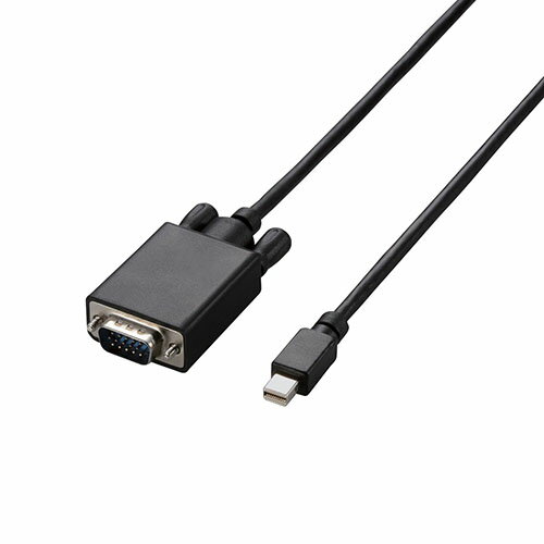 便利グッズ アイディア商品 Mini DisplayPort-VGA変換ケーブル/2m/ブラック AD-MDPVGA20BK 人気 な送料無料 おすすめ