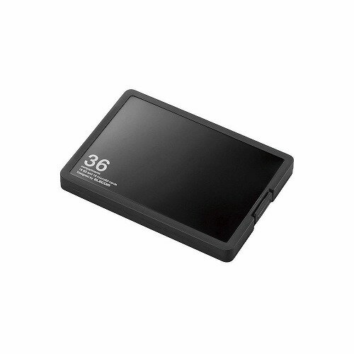 アイディア 便利 グッズ SD/microSDカードケース(プラスチックタイプ)　CMC-SDCPP36BK お得 な全国一律 送料無料
