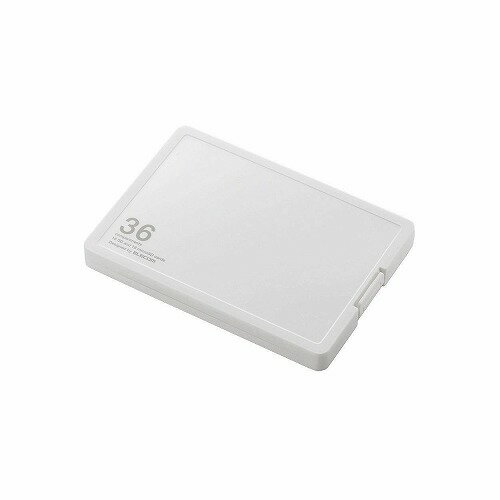 アイデア 便利 グッズ SD/microSDカードケース(プラスチックタイプ)　CMC-SDCPP36WH お得 な全国一律 送料無料