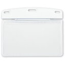 名札用ケース ソフト ヨコ名刺 10枚 白 名札用ケース メーカー型番 : NX-100-WH パッケージサイズ : 105×30×85mm パッケージ重量 : 92g 生産国 : 日本(3)