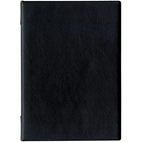 雑貨品 関連 オープン工業 メニューファイル レザー調 4頁 A4 黒 OPEN-K-MN-153-BK オススメ 送料無料
