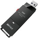 [商品名]BUFFALO バッファロー 外付けSSD 2TB ブラック SSD-SCT2.0U3BA代引き不可商品です。代金引換以外のお支払方法をお選びくださいませ。外付けSSD 2TB ブラック●SSDならではの高速転送 SSDを内蔵しているPCのパフォーマンスを発揮するには、外付けのストレージもSSDが適しています。USB 3.2(Gen2)対応した本商品は、当社スタンダードモデル(SSD-PGCU3C)と比べ、データのコピー速度がグンとアップします。 ●USB TypeA-C変換アダプター同梱USB TypeA-C変換アダプターを同梱。変換アダプターをご利用いただくことで、USB Type-C端子しかついていないパソコンでも本商品をご利用いただけます。 ●ケーブルレス ACアダプタやケーブルが不要。キャップを失くす心配のない、スライドタイプ。片手でかんたんに使えて、見た目もスマートです。 ●ケーブル不要で直接つながる ケーブルレスだからパソコンに直接つなげることができます。手元でケーブルが邪魔になることがありません。 ●持ち運びやすい 鞄やポーチ等の収納スペースを圧迫しません。 ●単三アルカリ乾電池よりも軽い本体重量はたったの約17g。一般的な単三アルカリ乾電池よりも軽いので、持ち運びの際の負担が軽減されます。 ●SSDだから動作音が気にならない SSDは動作音を聞き取ることができないほど静か。HDDのようにドライブの回転音やシーク音、ファンの音が鳴らないため、寝室に置いても睡眠を妨げることがありません。 ●米国規格MIL-STD準拠の耐衝撃 米国MIL規格「MIL-STD-810G 516.6 procedure IV」準拠。万が一の落下による衝撃から保存されたデータを守ります。 ●テレビの背面に取り付けてすっきり設置 正面から見えない位置に取り付ければテレビ周りもすっきりします。バスパワーで電源を供給できるためACアダプタが不要。テレビに直接接続できます。 ●各社メーカーのテレビで動作検証済 各社メーカー製液晶テレビに対応。録画に対応するテレビと接続して、本製品に番組を録画・再生することができます。セキュリティー:SecureLock Mobile2(暗号化:AES 256bitソフトウェア方式)インターフェース:USB 3.2(Gen 2)/3.2(Gen 1)/3.1(Gen 2)/3.1(Gen 1)/3.0/2.0端子数:1端子形状:Type-A電源:USBバスパワー本体寸法(幅×高さ×奥行):23×11×68.2mm※突起物含まず本体質量:約17g動作保証環境・温度:5〜35℃・湿度:10〜85% ※結露なきこと保証期間:1年間主な付属品:USB TypeA-C変換アダプター、取扱説明書(保証書)※ユーティリティーはダウンロードにて配付(DiskFormatter2、SecureLock Mobile2、データ消去ユーティリティー)※保証書は取扱説明書に記載※入荷状況により、発送日が遅れる場合がございます。