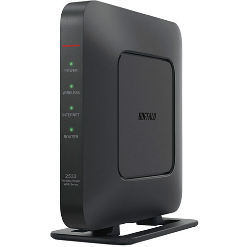 ネットワーク機器 BUFFALO バッファロー 無線ルーター ブラック WSR-2533DHPLB-BK おすすめ 送料無料 おしゃれ