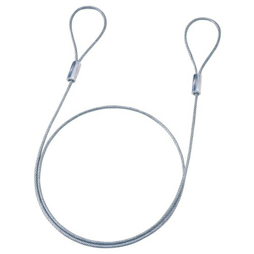 サンワサプライ eセキュリティ(ワイヤー、1.0m・3.5mm) SLE-1W-1 | パソコン スマホ スマートフォン タ..