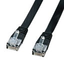 機器 パーツ ケース スタンド アクセサリー 部品 マウス パット WEB LAN ルーター デジタル関連 | サンワサプライ UTPエンハンスドカテゴリ5より線フラットケーブル ブラック 15m LA-FL5-15K(2)