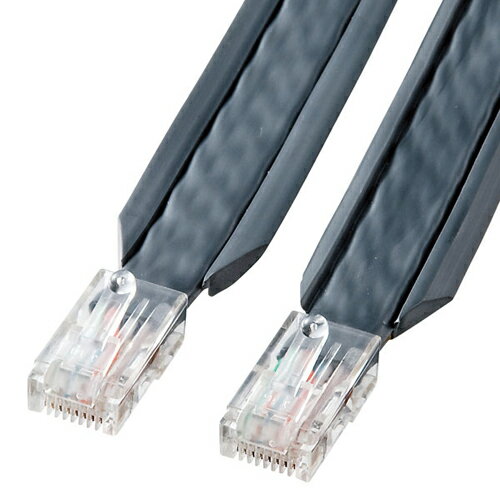 サンワサプライ アンダーカーペットLANケーブル(グレー・5m) KB-CP5-05 | ケーブル 関連単語 デジタル usb PC 周辺機器 アクセサリー 転送 信号 DVI 変換 ケーブル HDMI VGA インターフェース ディスプレイ パソコン DVD アナログ