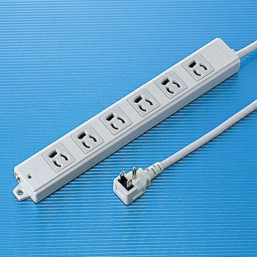 サンワサプライ 工事物件タップ(6個口・1m) TAP-K6L-1 | パソコン スマホ スマートフォン タブレット 周辺機器 アクセサリー 関連単語 機器 端子 充電 アダプター マウス ポーチ 便利 アイデア商品 電源 usb hdmi ケーブル wifi ルーター wi-fi