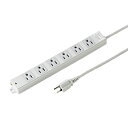 パット WEB LAN ルーター パソコン スマートフォン スマホ OA機器 デジタル 情報 周辺 デジタル関連 | サンワサプライ 工事物件雷ガードタップ 3P マグネット付 6個口 3m TAP-K6NSP-3(2)