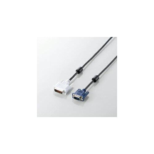 パソコン スマホ OA機器 デジタル 情報 周辺 機器 パーツ ケース スタンド アクセサリー デジタル関連 | エレコム DVI-D-Sub15ピン変換ケーブル CAC-DVA15BK