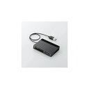 機器 パーツ ケース スタンド アクセサリー 部品 マウス パット WEB LAN ルーター デジタル関連 | エレコム USBハブ付き48+5メディア対応カードリーダ MR-C24BK(2)