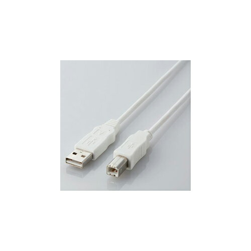 エレコム エコUSBケーブル(A-B・3m) USB2-ECO30WH | パソコン 機器 関連:type ハブ usbメモリ アダプタ 充電 ケーブル コンセント 変換 延長 充電器 タイプ 容量 メモリー