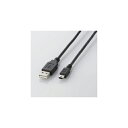 エレコム USB2.0ケーブル(mini-Bタイプ) U2C-M20BK | PC 周辺機器 関連:usbメモリ タイプ 容量 ハブ コンセント ケーブル 充電器 変換 type アダプタ 充電 メモリー 延長(2)