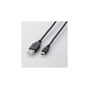 情報 周辺 機器 パーツ ケース スタンド アクセサリー 部品 マウス パット WEB デジタル関連 | エレコム USB2.0ケーブル mini-Bタイプ U2C-M30BK(2)