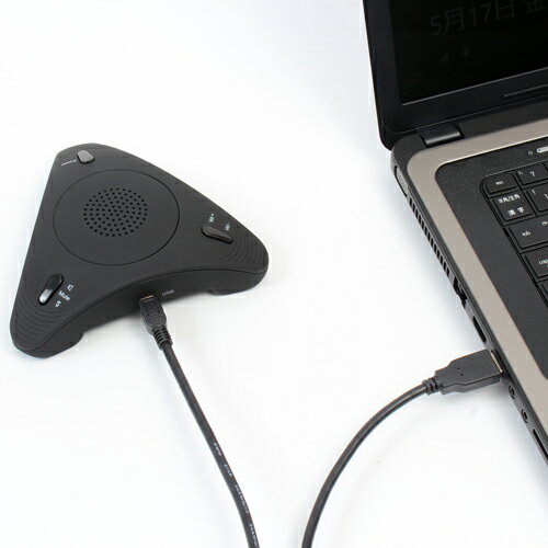 サンコー　会議で使える Skypeスピーカーフォン 「みんなで話す蔵」　USBSKPMT | PC 周辺機器 関連：usbメモリ タイプ 容量 ハブ コンセント ケーブル 充電器 変換 type アダプタ 充電 メモリー 延長