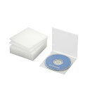 エレコム Blu-ray/DVD/CDケース(スリム/PP/1枚収納) CCD-JPCS10CR(2)