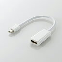 エレコム Mini DisplayPort-HDMI変換アダプタ AD-MDPHDMIWH 関連:(日常 生活 暮らし グッズ 商品 アイデア 時短 便利 父の...