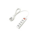 エレコム 一括スイッチ付 雷ガードタップ T-K3A-2425WH 関連:(送料無料 通販 グッズ 商品 便利 父の日 母の日 クリスマス 結婚 プレゼント)