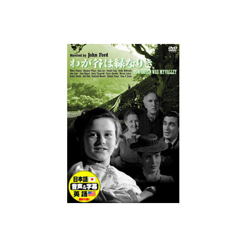 ウオルタ-.ピジヨン　ワガタニハミドリナリキCASTウォルター・ピジョンモーリン・オハラドナルド・クリスプロディ・マクドウォール 他1941年　　118min'41年度アカデミー賞 作品賞 助演男優賞 監督賞 撮影賞 室内装置賞 受賞-天然石(タイガーアイ)1個おまけつき（商品とは関係ありません）別送