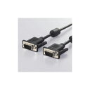 BUFFALO バッファロー ディスプレイケーブル極細 DB15/DB15 コア付 黒 10m BSDCV100BK | ケーブル 関連単語 HDMI VGA インターフェース ディスプレイ パソコン DVD アナログ デジタル usb PC 周辺機器 アクセサリー 転送 信号 DVI 変換 ケーブル(2)