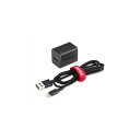 BUFFALO バッファロー BSMPA2404LC1BK 2.4A USB急速充電器 Lightningケーブル1.5m付属(ブラック)(2)