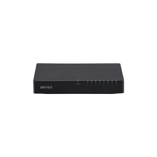 パット WEB LAN ルーター パソコン スマートフォン スマホ OA機器 デジタル 情報 周辺 デジタル関連 | BUFFALO バッファロー 10 100Mbps対応スイッチングHub プラスチック筐体 電源外付けモデル 8ポート ブラック LSW4-TX-8EP BKD