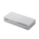エレコム Giga対応スイッチングHub 8ポート プラスチック筐体 磁石付き 電源内蔵モデル ホワイト EHC-G08PN2-JW | コンセント 電源 プラグ 関連単語 おしゃれ タワー type-c マグネット カバー タップ タイマー usb ボックス キャップ プレート コード ケーブル(2)