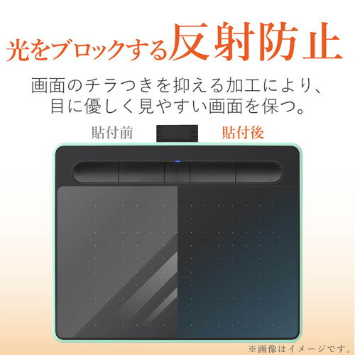 LAN デジタル パット 情報 スタンド ケース ルーター 周辺 スマホ パーツ アクセサリー デジタル関連 | エレコム Wacom Intuos medium ワイヤレス 2018年モデル 保護フィルム ペーパーライク 反射防止 TB-WIWMFLAPL