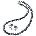 貝パール2点セット(ブラック) K20416346 | ペンダント ピアス イヤリング ステンレス リング 指輪 ジュエリー 関連単語 北欧 ライト ルーペ 金...