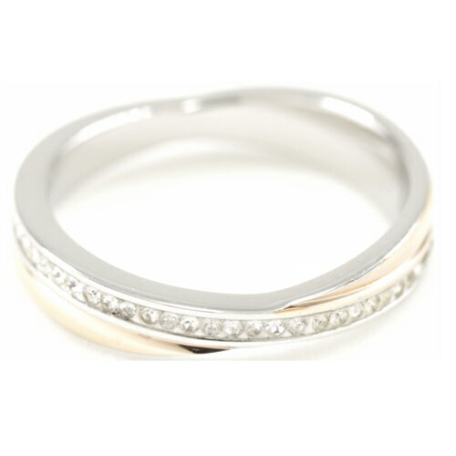 Pure レディース リング ステンレス ピンキーリング ストーン フルエタニティ ラインストーン ピンクゴールド メッセージ ナチュラルピュア 5号 np-150-05 関連：(おすすめ 送料無料 グッズ 商品 用品 人気 簡単 快適 ユニーク おもしろ)