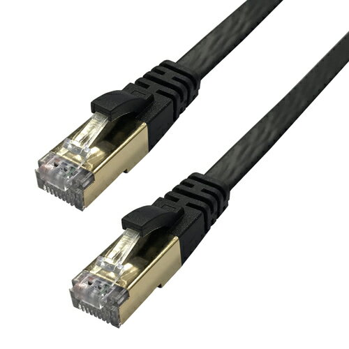 LAN ルーター パソコン スマートフォン スマホ OA機器 デジタル 情報 周辺 機器 パーツ デジタル関連 | 10個セット Lazos 高耐久高速フラットLANケーブル 2m L-LNC2X10