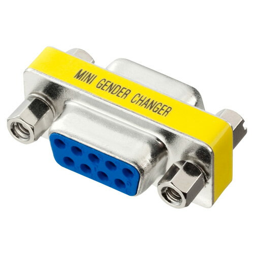 機器 パーツ ケース スタンド アクセサリー 部品 マウス パット WEB LAN ルーター デジタル関連 | サンワサプライ ジェンダーチェンジャー D-sub9pinコネクタメスメス AD9S-FFK
