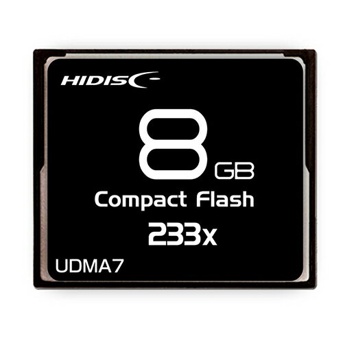 HIDISC CFカード 8GB 233x Read35MB/s MLCチップ搭載 HDCF8G233XJP3 関連:(日常 生活 暮らし グッズ 商品 アイデ...