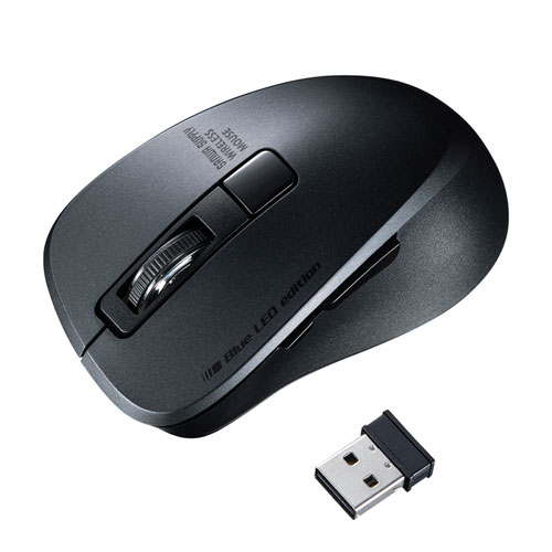 機器 パーツ ケース スタンド アクセサリー 部品 マウス パット WEB LAN ルーター デジタル関連 | サンワサプライ 静音ワイヤレスブルーLEDマウス 5ボタン ブラック MA-WBL153BK 機器 パーツ ケース スタンド アクセサリー 部品 マウス パット WEB LAN ルーター デジタル関連 | サンワサプライ 静音ワイヤレスブルーLEDマウス 5ボタン ブラック MA-WBL153BK